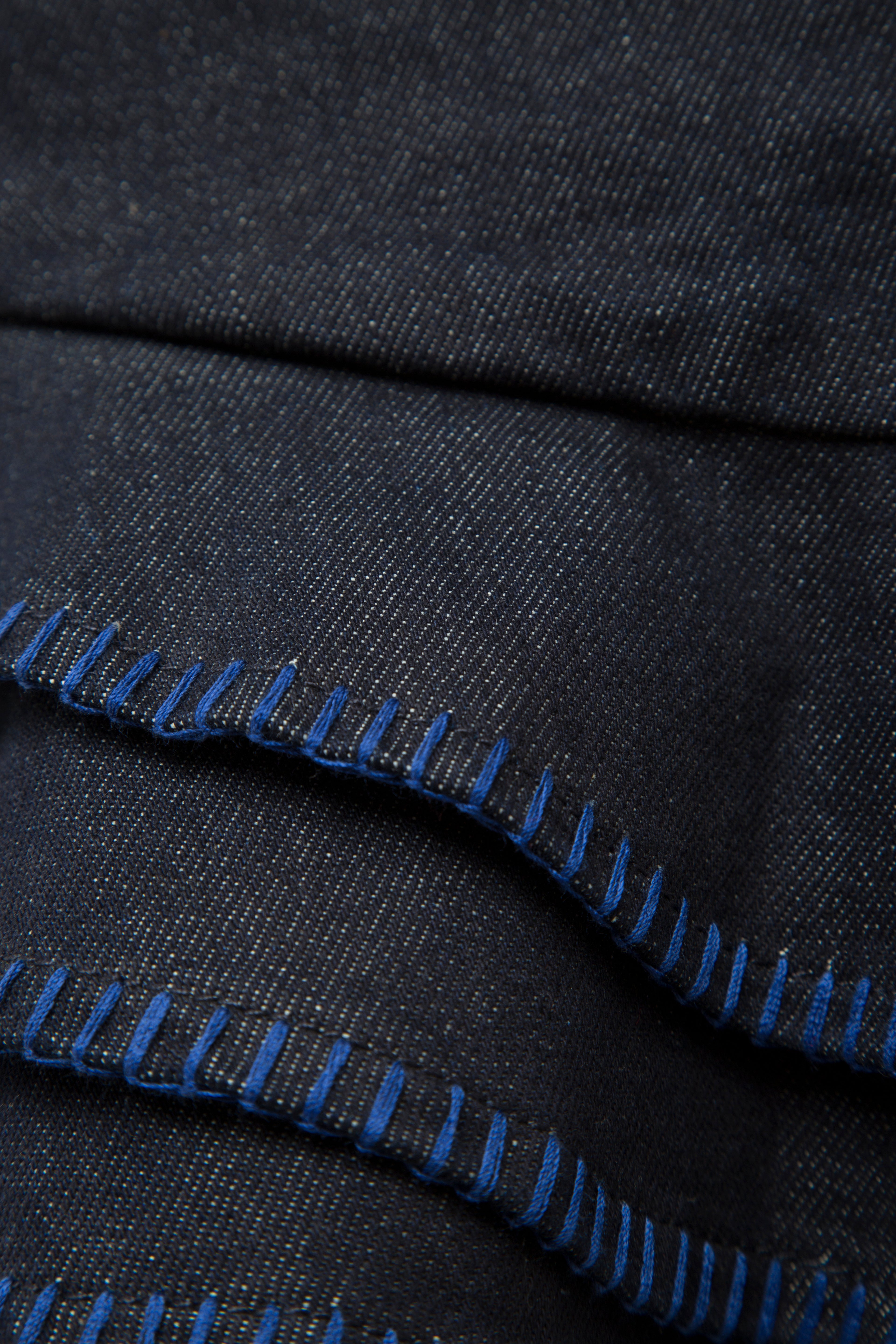 Azure Noir Mini Skirt