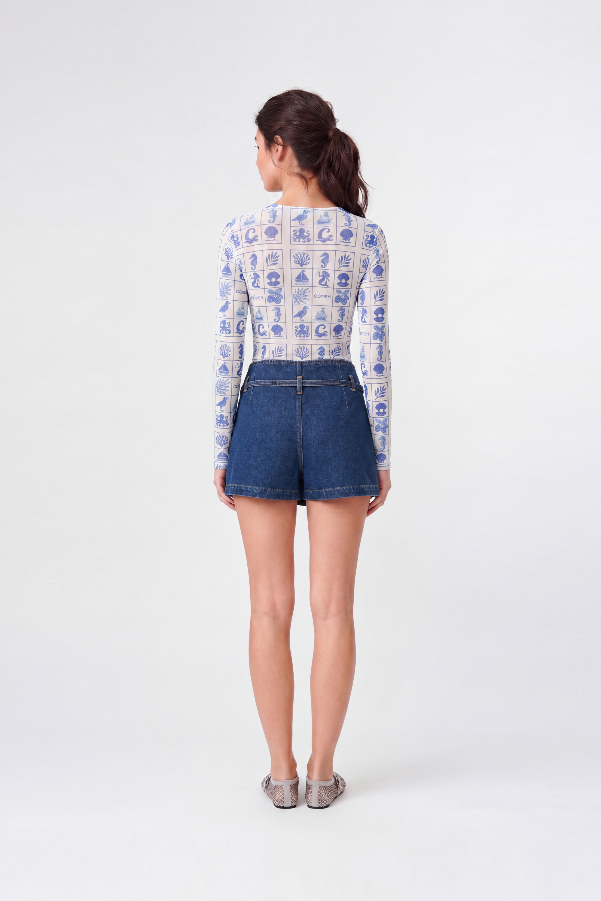 Bleu Riviera Skort