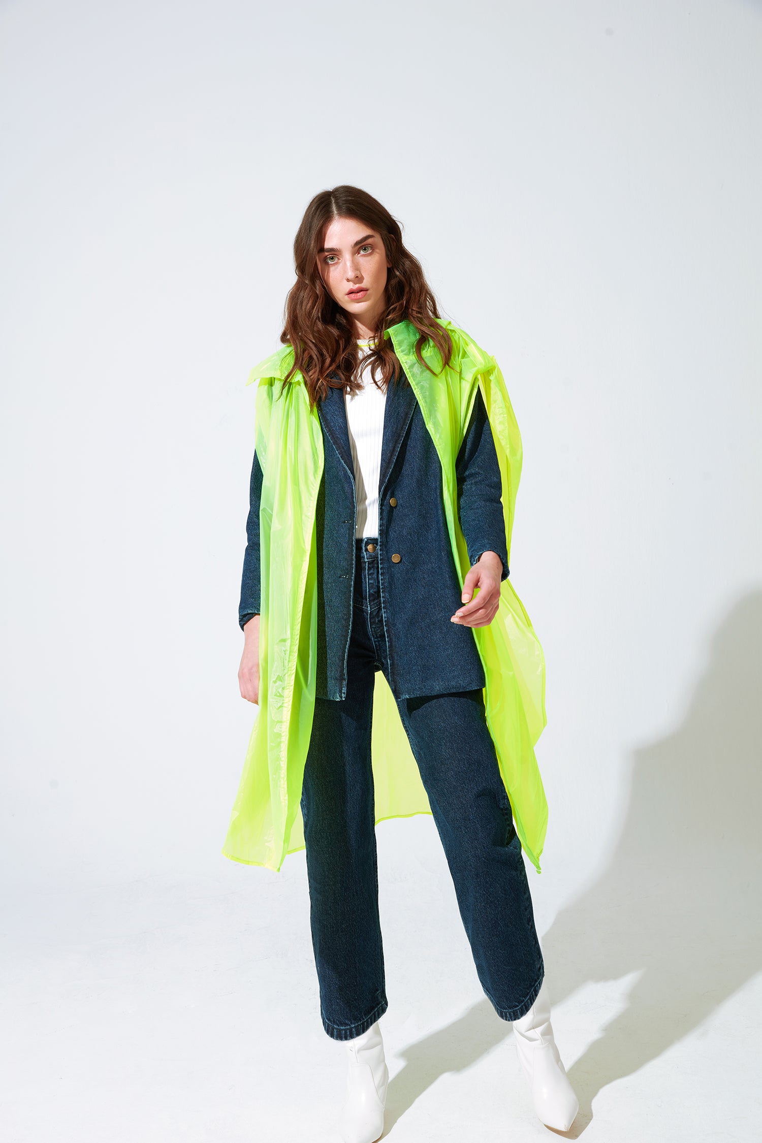 GRASSE DENIM JACKET/ RAINCOAT