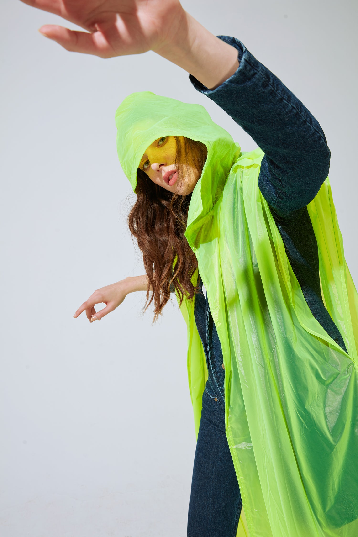 GRASSE DENIM JACKET/ RAINCOAT