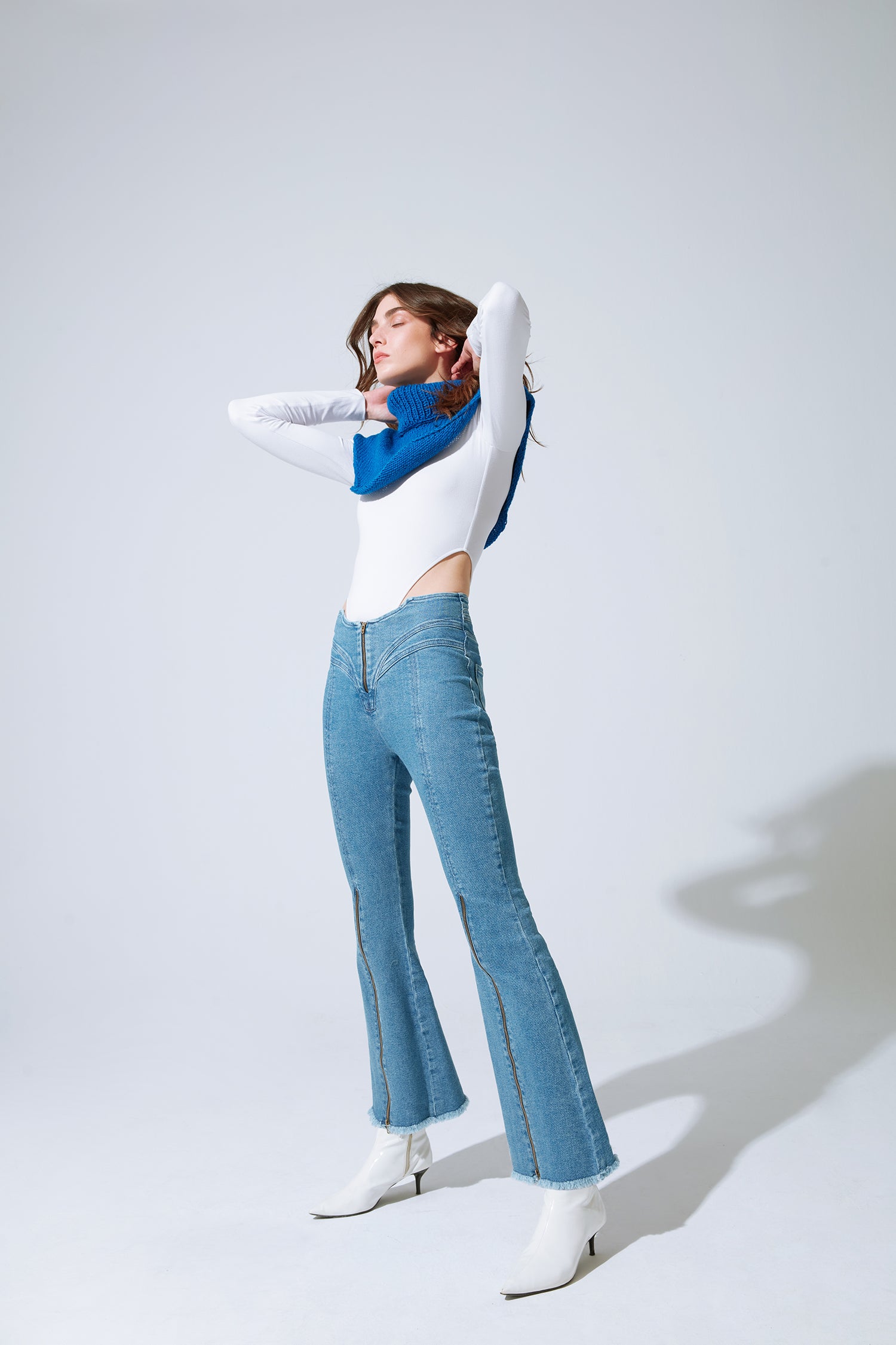 La Coisetta Blue Denim Pants