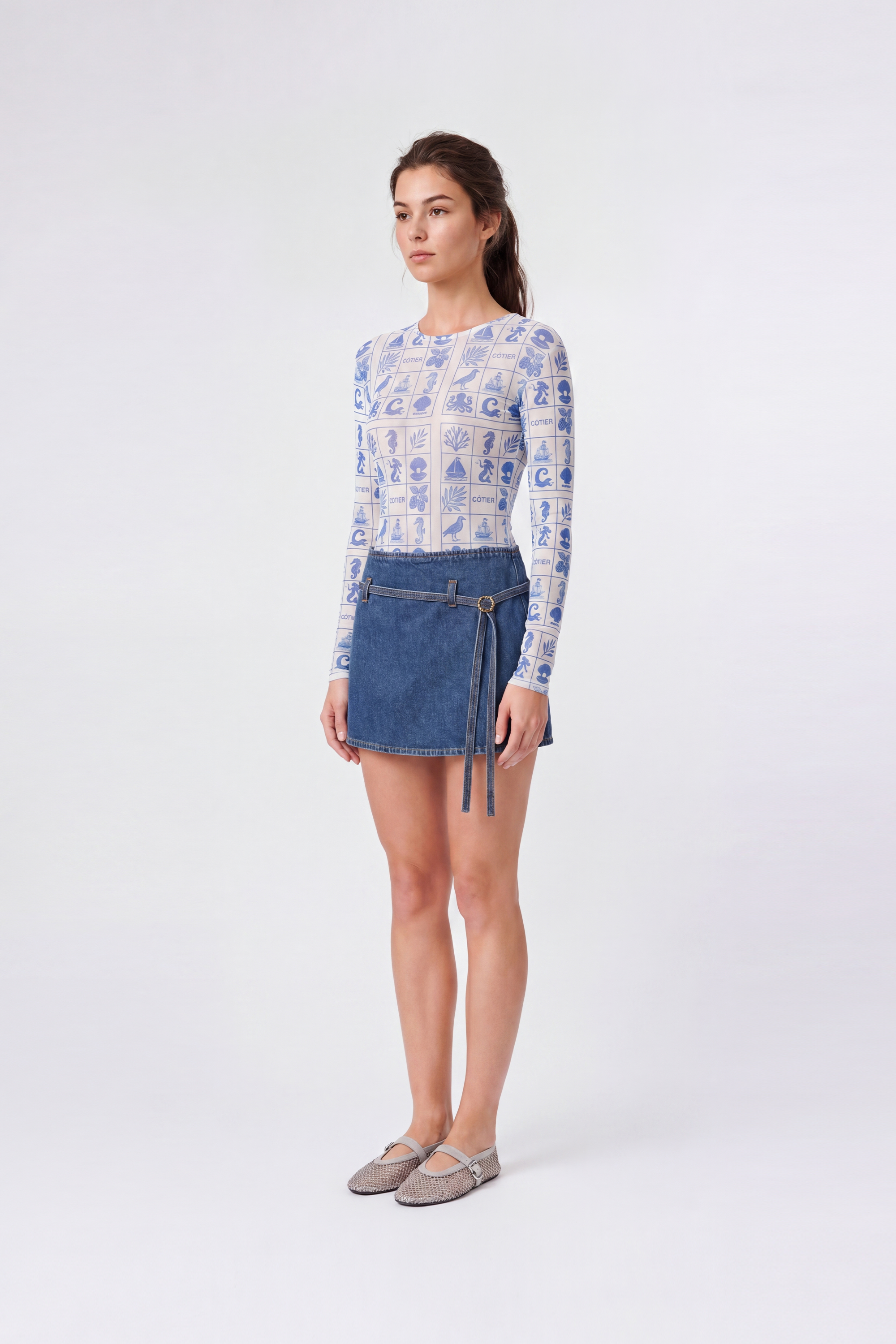 Bleu Riviera Skort
