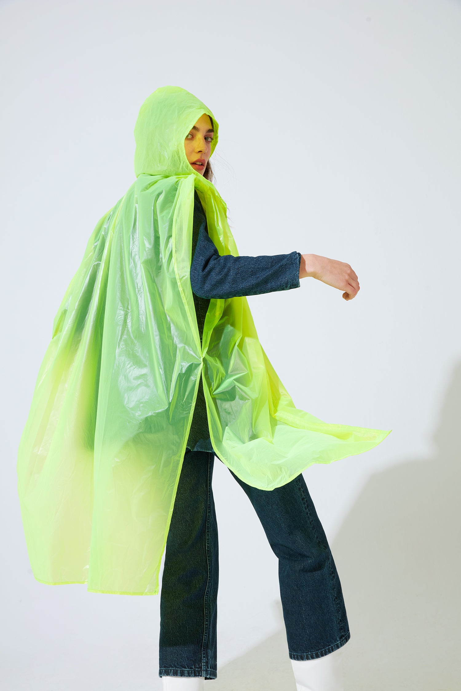 GRASSE DENIM JACKET/ RAINCOAT